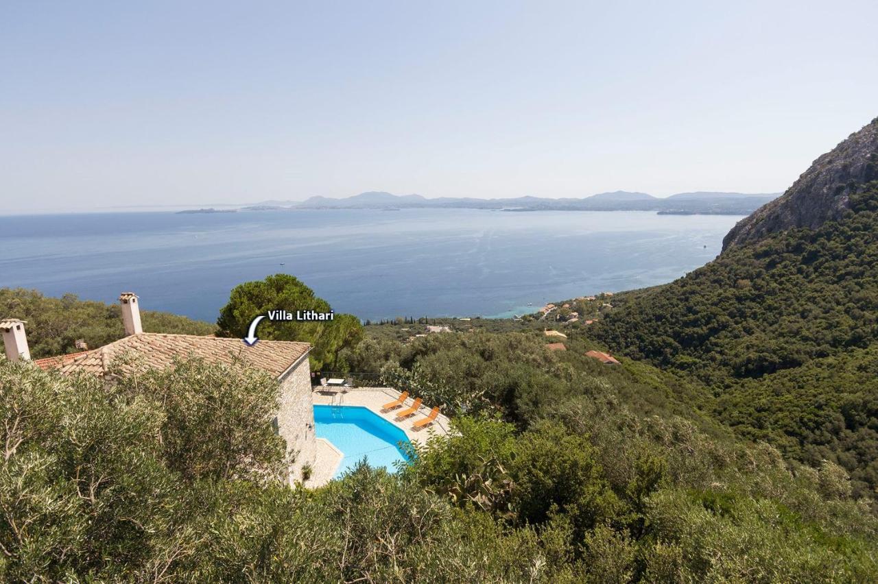 Villa Lithari, Nissaki, Corfu Vigglatouri Bagian luar foto